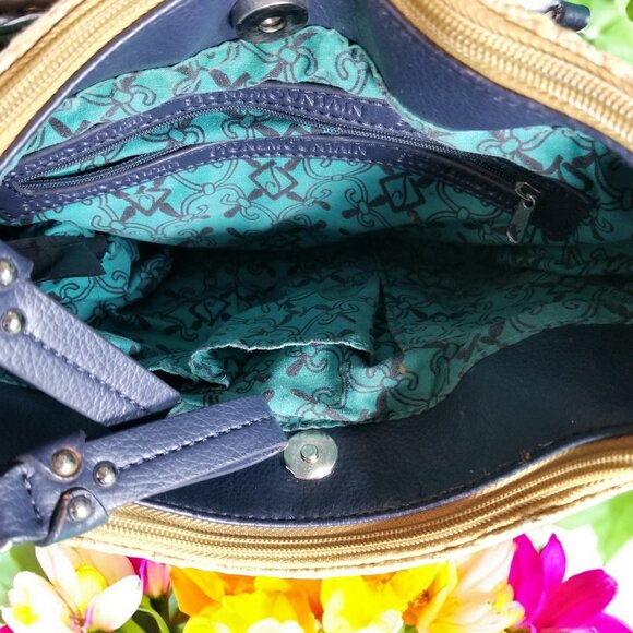 Stone Mountain Beige & Gray Crossbody Purse Shoulder Bag 11375 - Picture 8 of 8